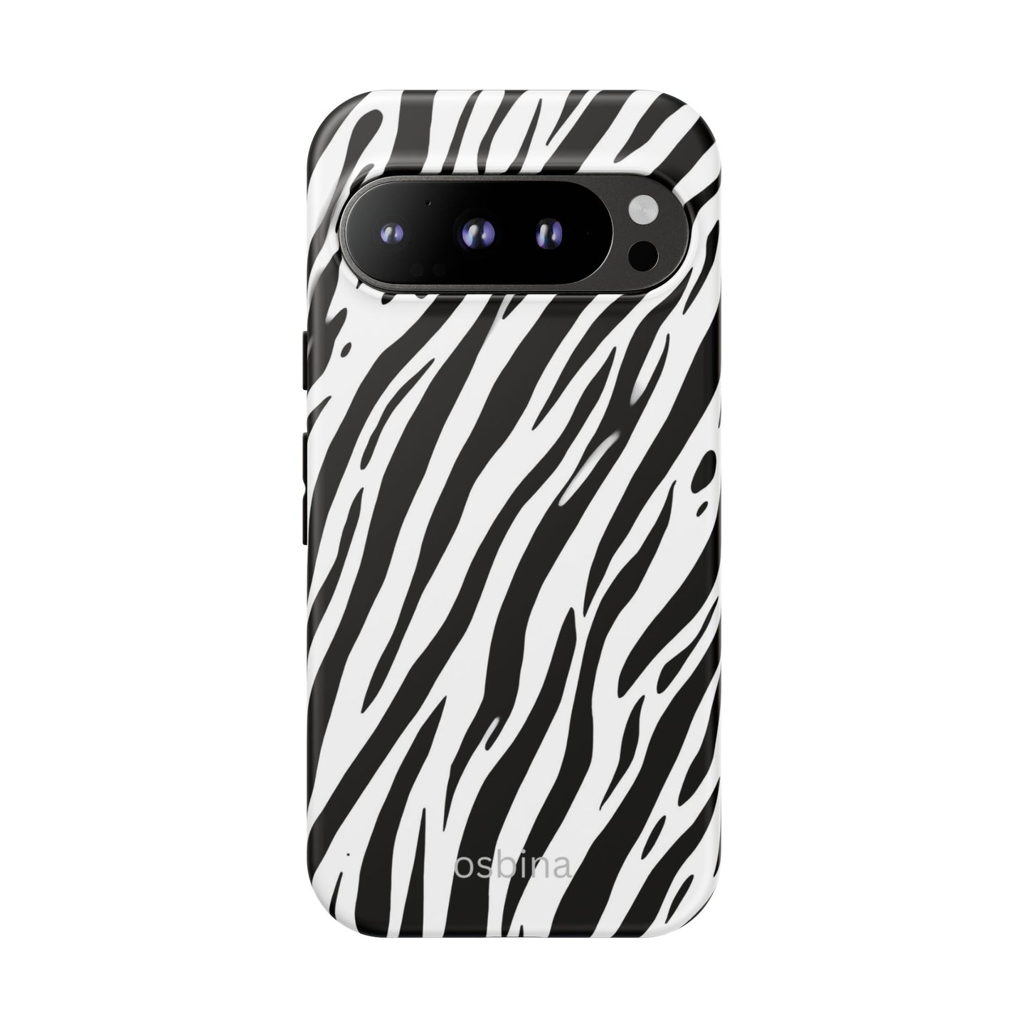 osbina | The Bengal Bold Stripe Case in White + Black | The Season Collective