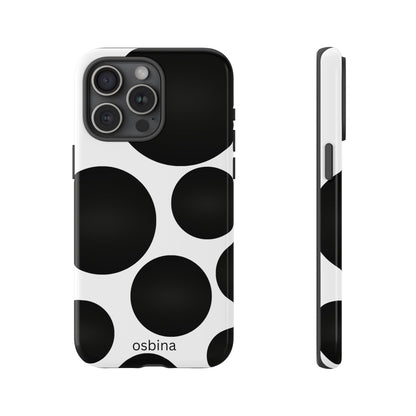 osbina | The Noir Bubbles Phone Case | Modern Muse Collection
