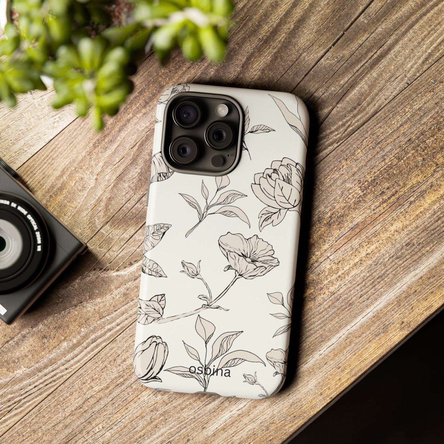 osbina | Silhouette Bloom Phone Case | Modern Muse Collection