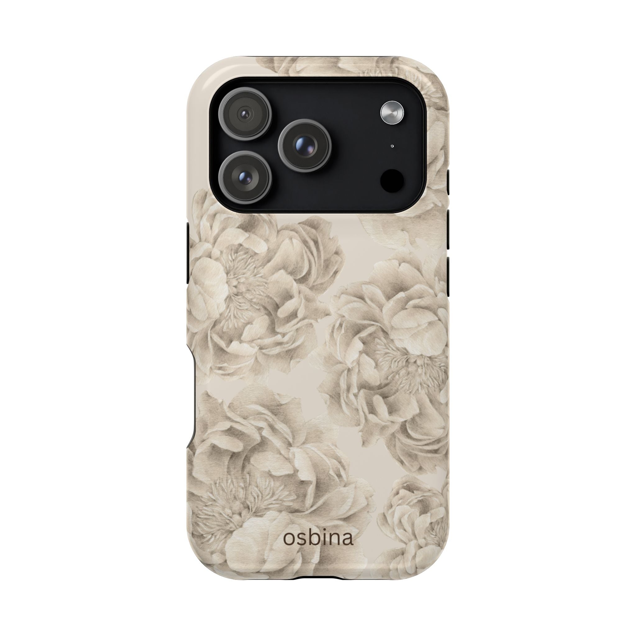 osbina | MagSafe for iPhone | Peony Sand Designer Case
