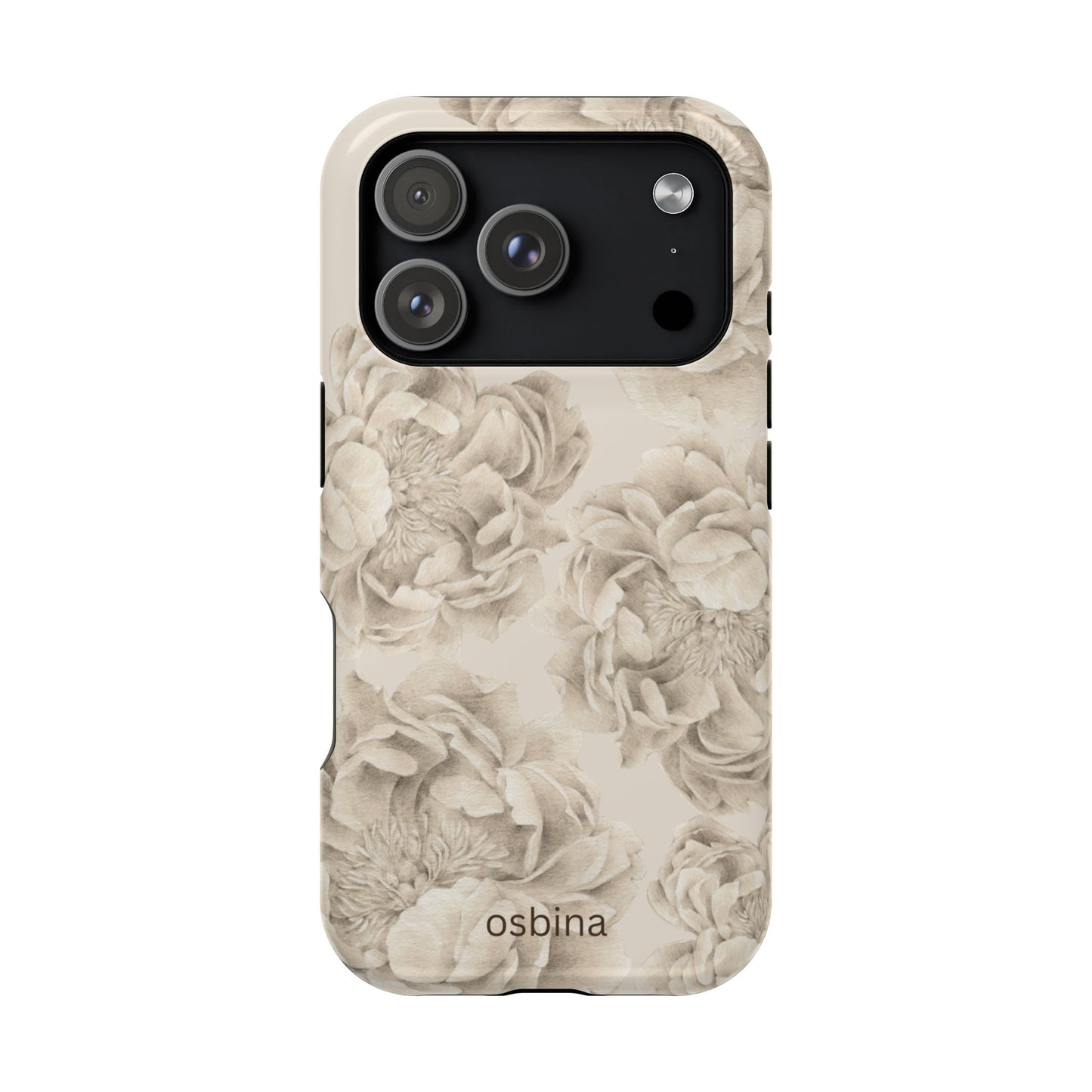 osbina | MagSafe for iPhone | Peony Sand Designer Case
