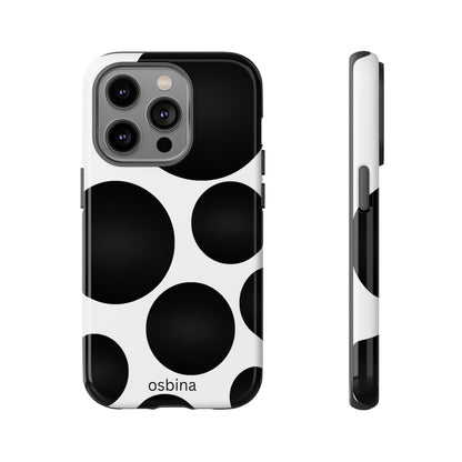 osbina | The Noir Bubbles Phone Case | Modern Muse Collection