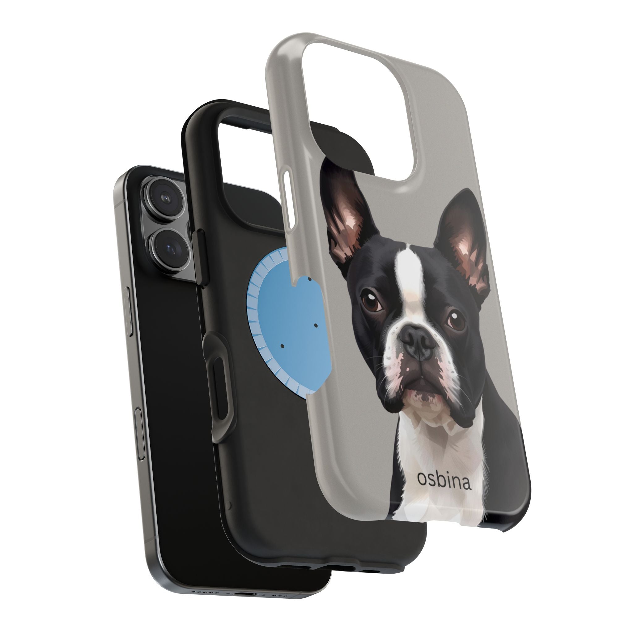 osbina | MagSafe for iPhone | The Boston Terrier Designer Case