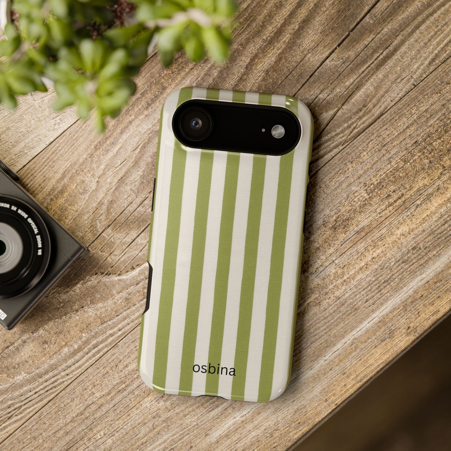 osbina | Verde Stripe, Designer Case