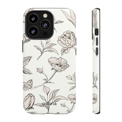 osbina | Silhouette Bloom Phone Case | Modern Muse Collection