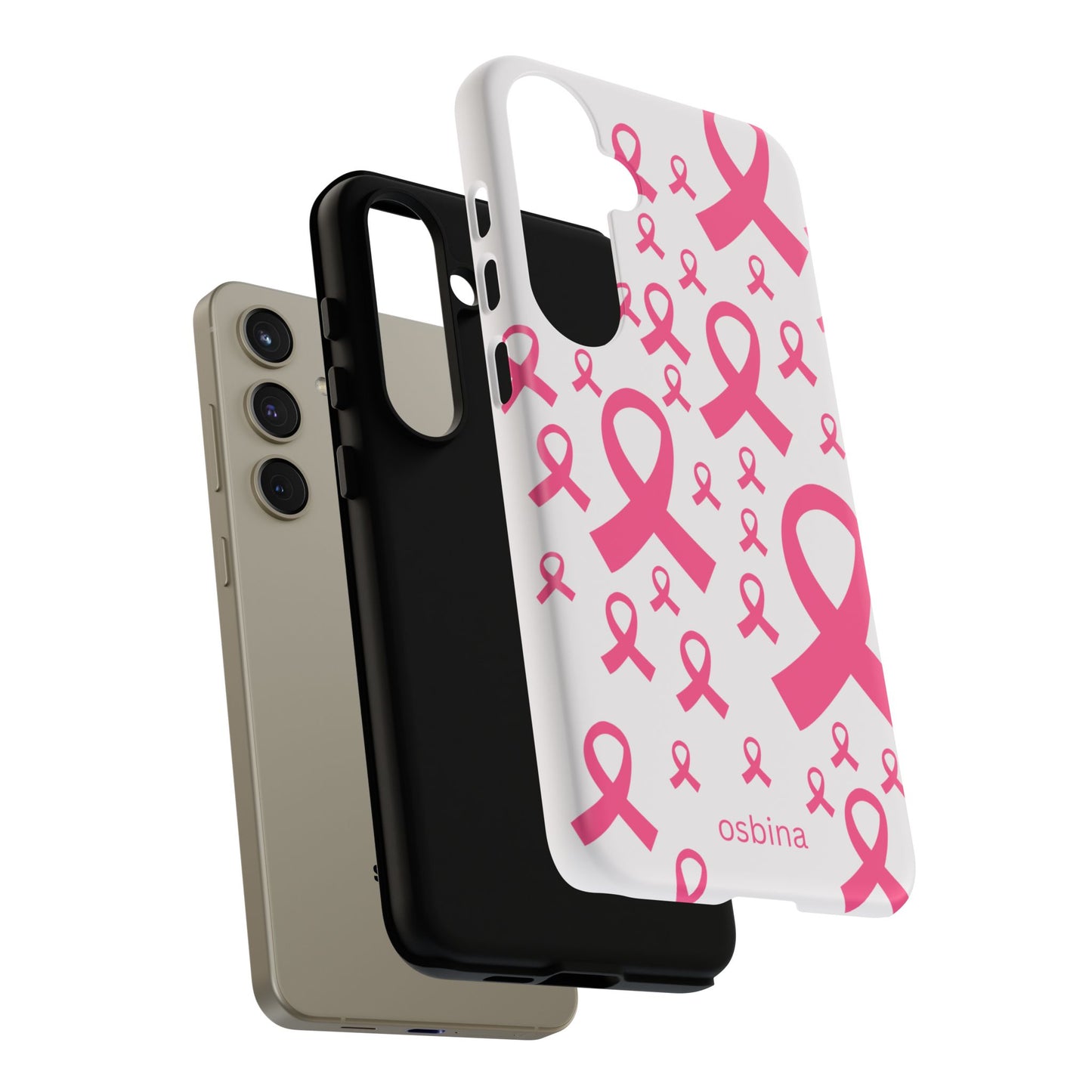osbina | Limited Edition Strength in Ribbons Case in Light Pink + Soft Pink + Hot Pink | The Pink October Collection | Inspired By