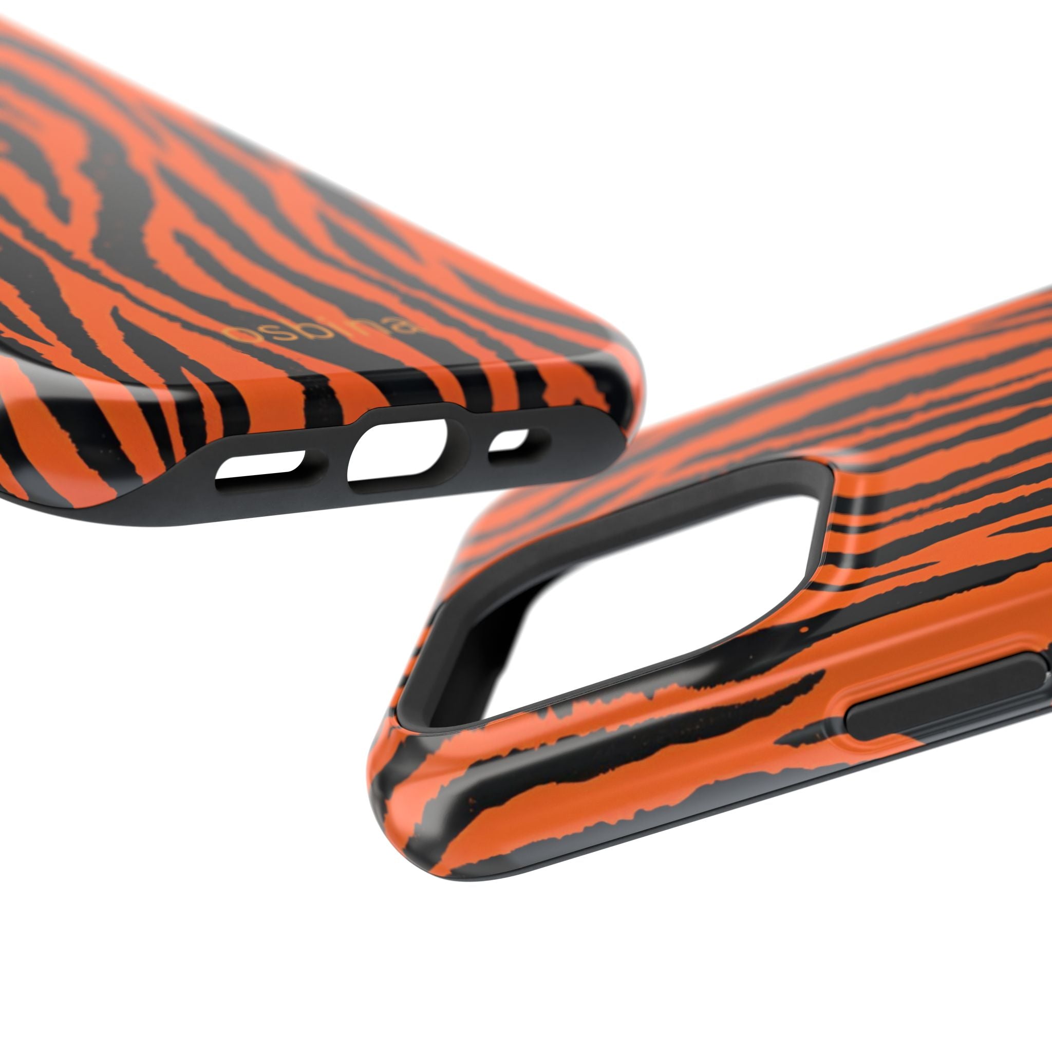 osbina | Tiger, But Make It Chic — The Bengal Stripe Case in Orange + Black | The Season Collective