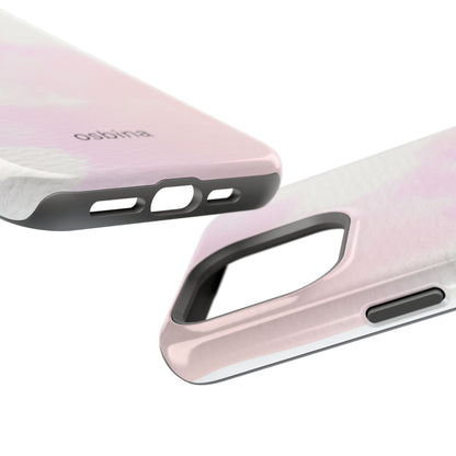 osbina | MagSafe compatible for iPhone | Pink Cotton Cloud Phone Case | Modern Muse Collection