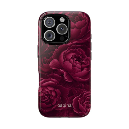 osbina | The Burgundy Peony Designer Case