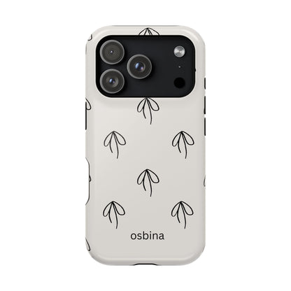 osbina | MagSafe compatible for iPhone | Linéa Flora Minimalistic Flower Phone Case | Modern Muse Collection