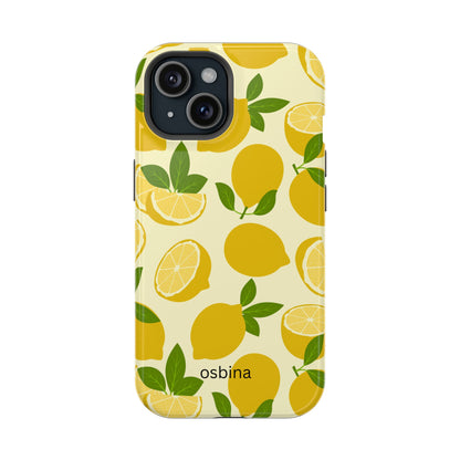 osbina | MagSafe compatible for iPhone | Limoncello Lemon Phone Case | Modern Muse Collection
