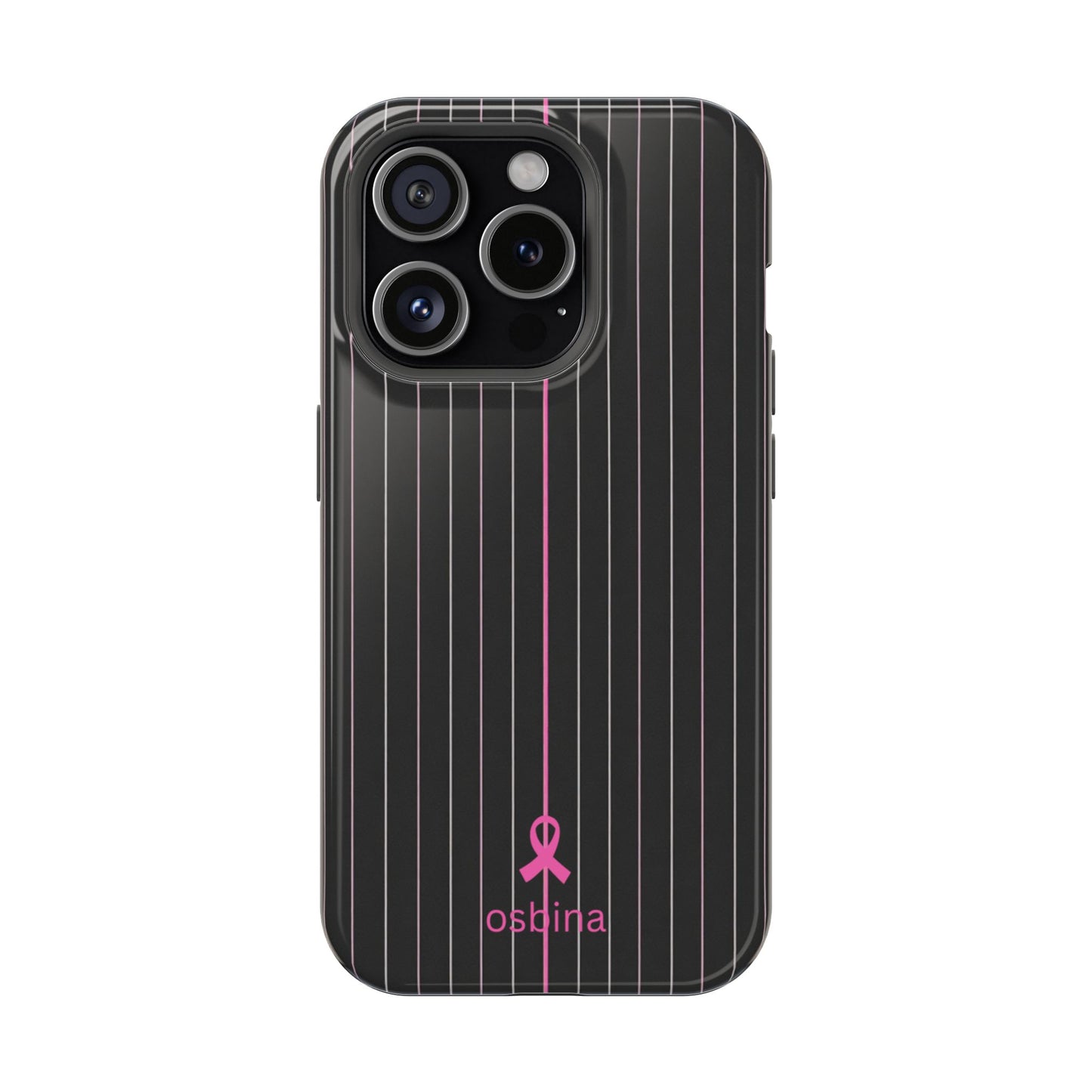 YAYOU The Pink Pinstripe Designer Case | osbina