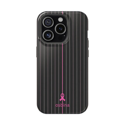 YAYOU The Pink Pinstripe Designer Case | osbina