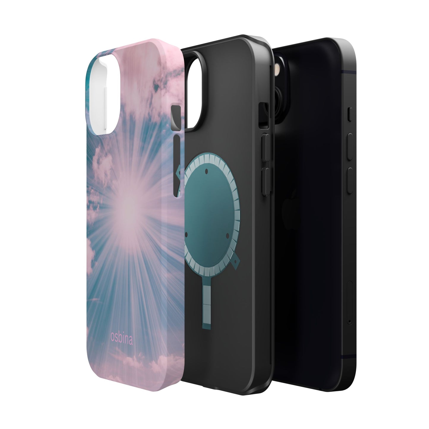 osbina | MagSafe compatible for iPhone | The Sunburst Skies Case | YAYOU Collection Supporting Shine Like Sable
