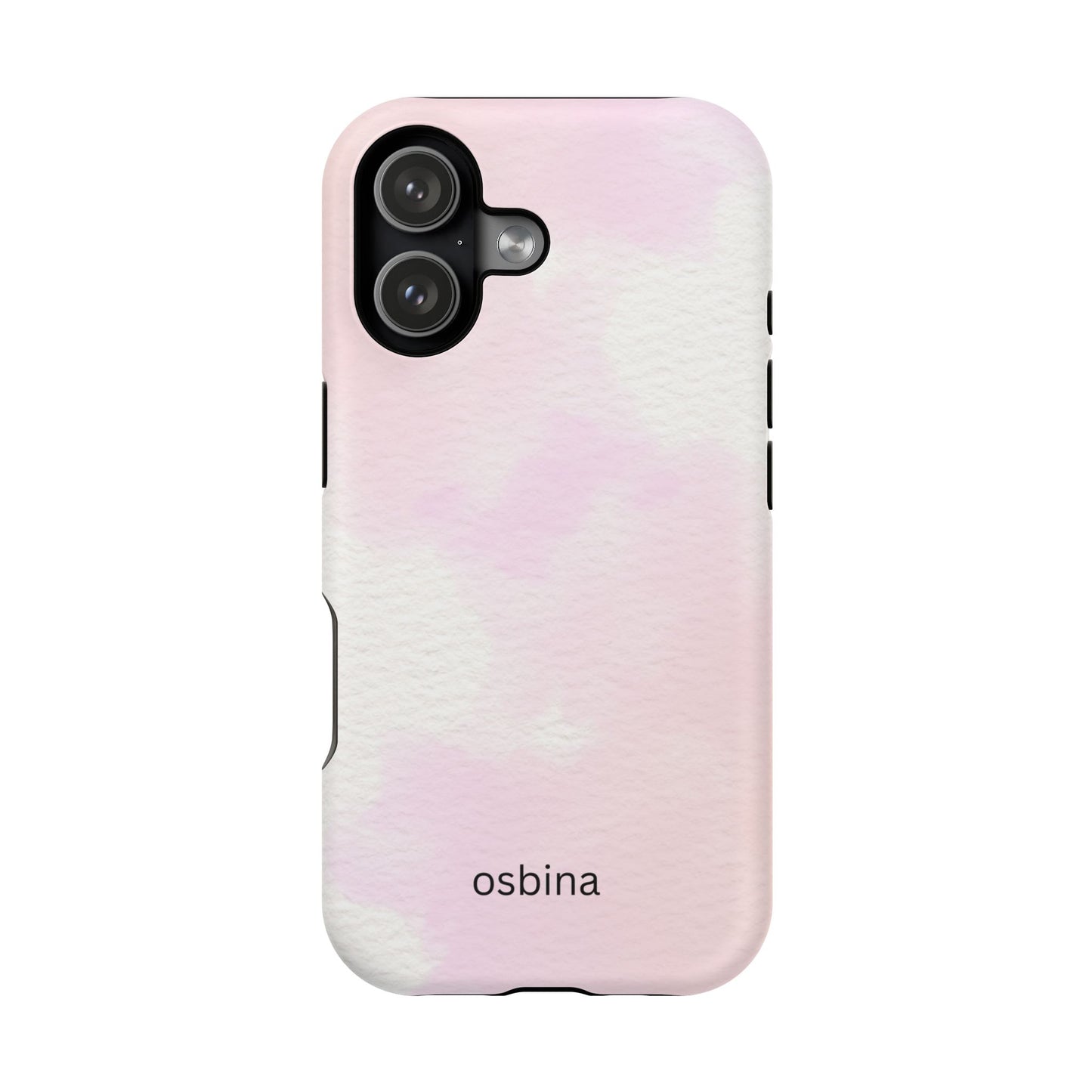 osbina | MagSafe compatible for iPhone | Pink Cotton Cloud Phone Case | Modern Muse Collection