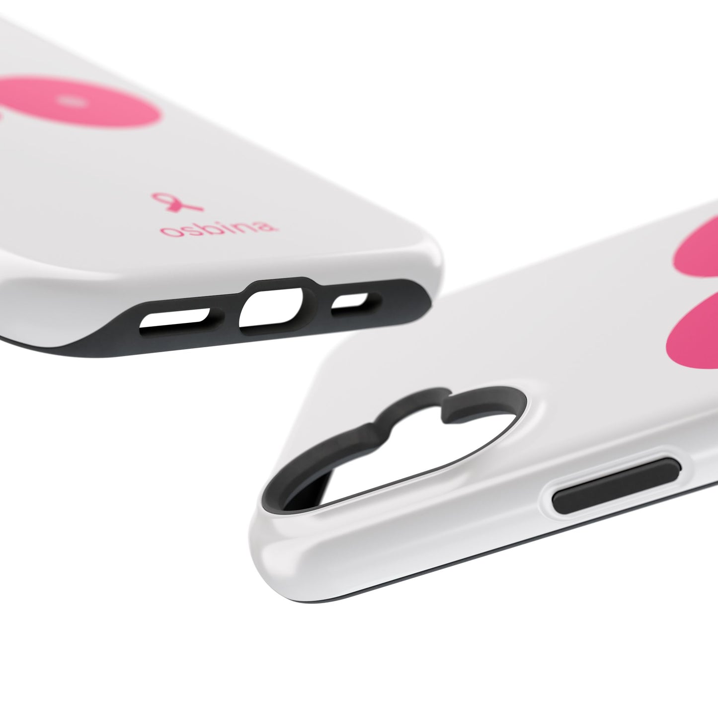 osbina |  MagSafe compatible for iPhone | Limited Edition The Check Your Tatas Case in Light Pink + Soft Pink + Hot Pink | The Pink October Collection | Inspired By