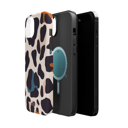 osbina | MagSafe compatible for iPhone | Leopard Luxe Color Pop Leopard Print Phone Case | Modern Muse Collection