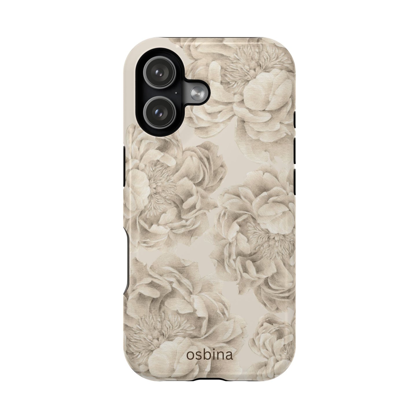 osbina | MagSafe for iPhone | Peony Sand Designer Case