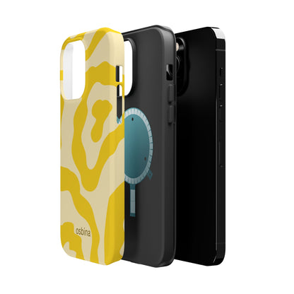 osbina | MagSafe compatible for iPhone | The Mustard Muse Phone Case | Color Edit Collection