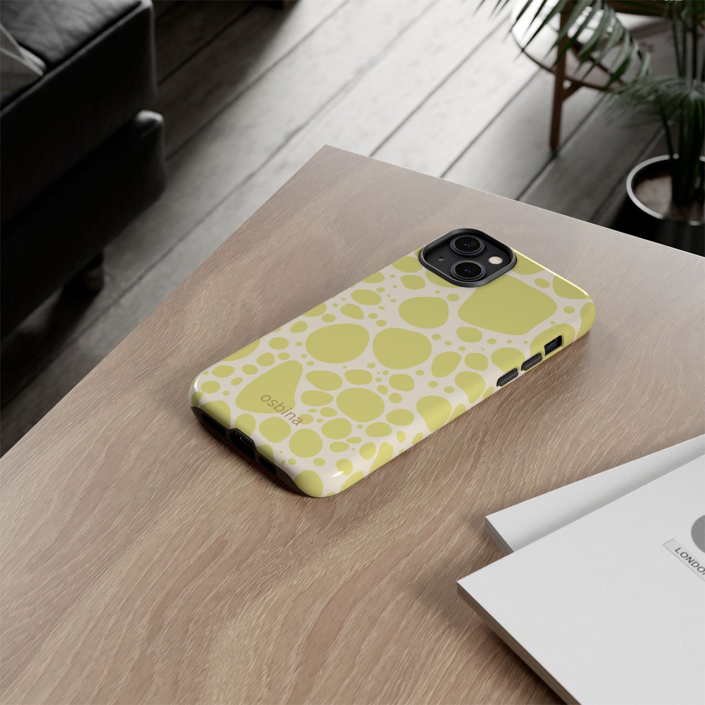 osbina | The Chartreuse Mirage Phone Case | Color Edit Collection