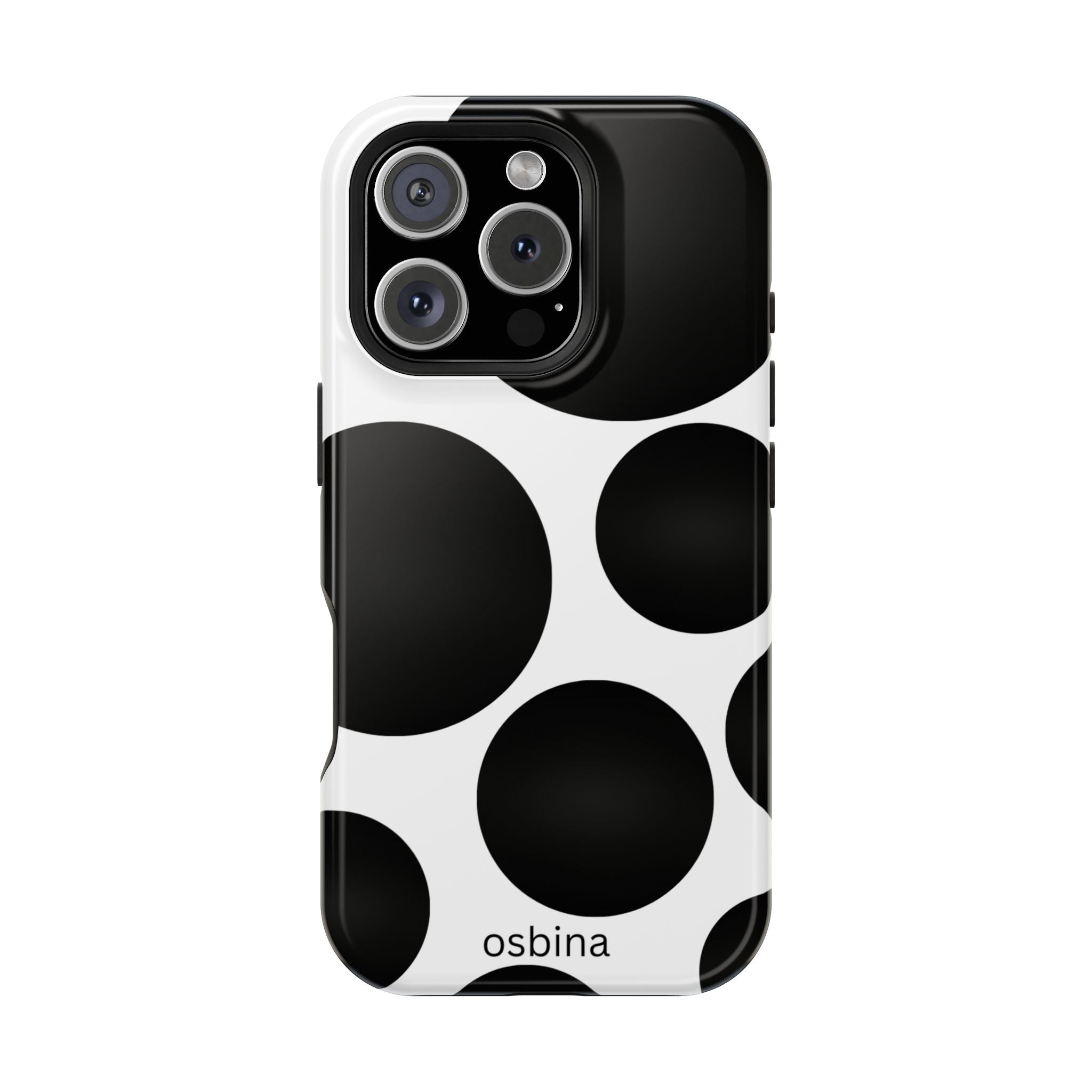 osbina | MagSafe for iPhone | Noir Bubbles Designer Case