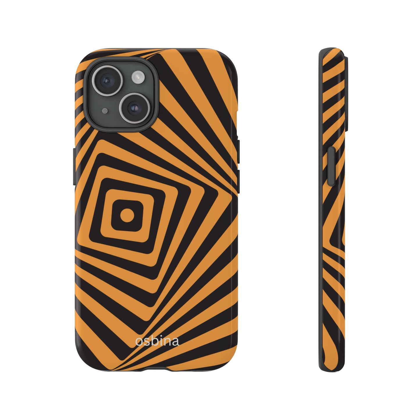 osbina | Step Into the Zone — The Orange + Black Spiral Case | The Season Collective