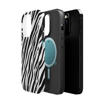 osbina | MagSafe Compatible for iPhone | The Bengal Bold Stripe Case in White + Black | The Season Collective