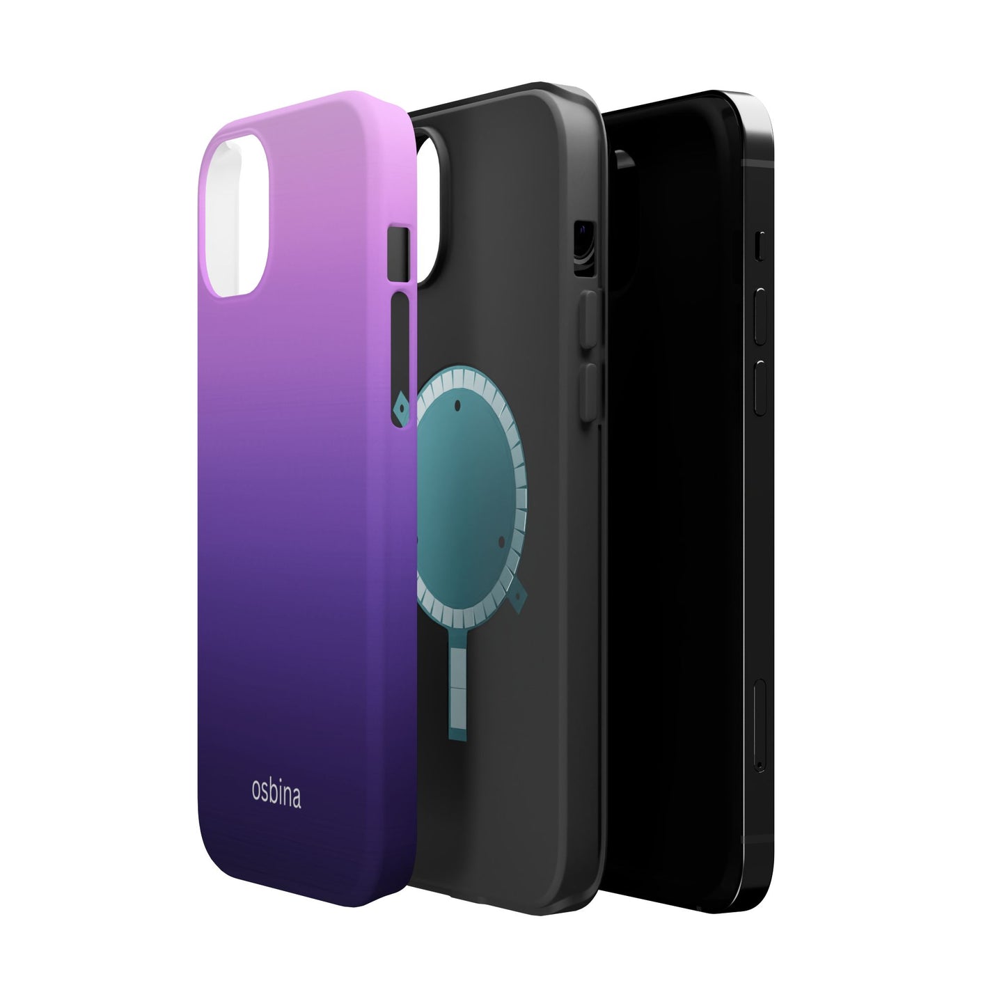 osbina | MagSafe compatible for iPhone | The Violet Haze Phone Case | Color Edit Collection