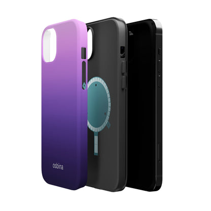 osbina | MagSafe compatible for iPhone | The Violet Haze Phone Case | Color Edit Collection