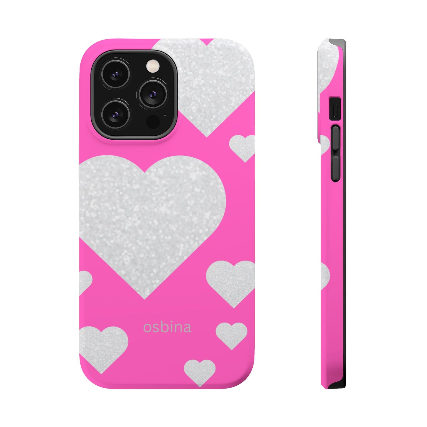 osbina | MagSafe compatible for iPhone | The Shimmering Love Case | YAYOU Collection Supporting Shine Like Sable