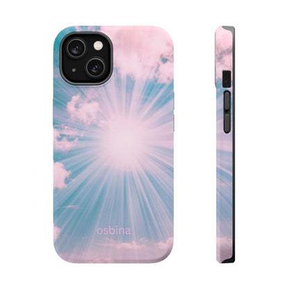 osbina | MagSafe compatible for iPhone | The Sunburst Skies Case | YAYOU Collection Supporting Shine Like Sable