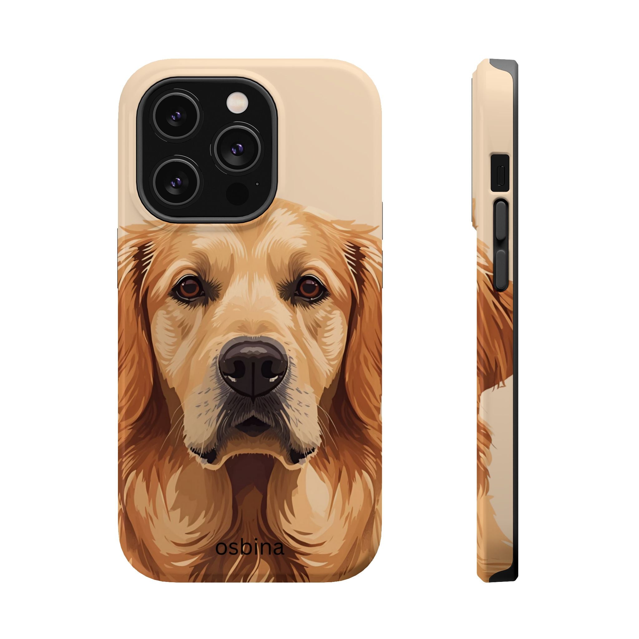 osbina | MagSafe for iPhone | The Golden Retriever Designer Case