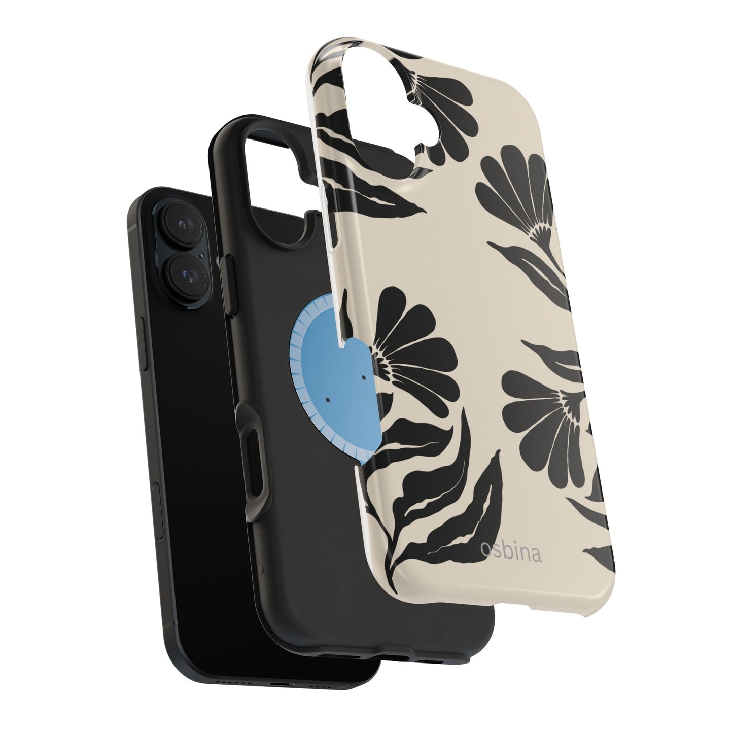 osbina | MagSafe for iPhone | Obsidian Bloom Designer Case