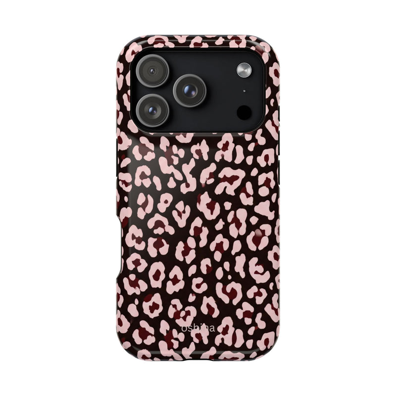 osbina | MagSafe | Chocolate Pink Leopard Designer Case