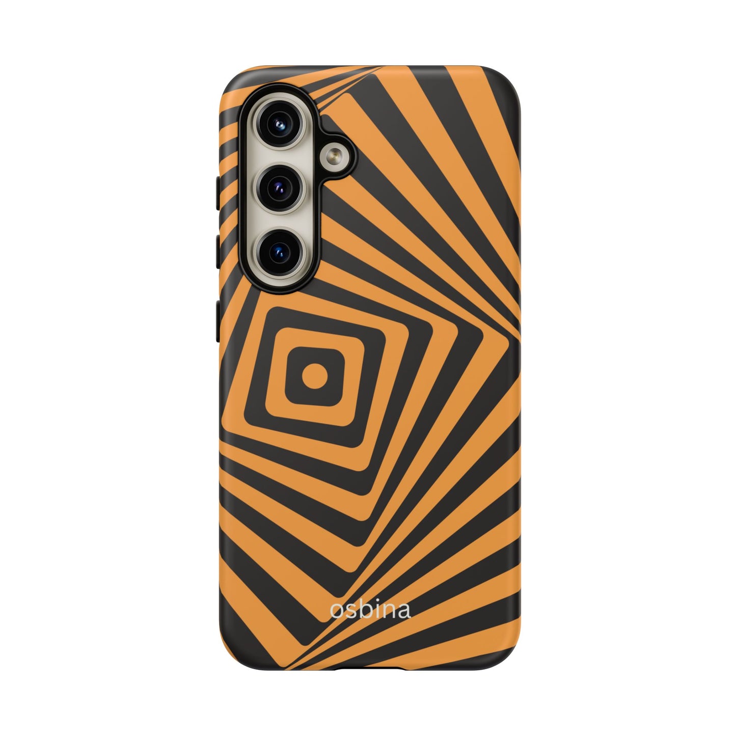 osbina | Step Into the Zone — The Orange + Black Spiral Case | The Season Collective