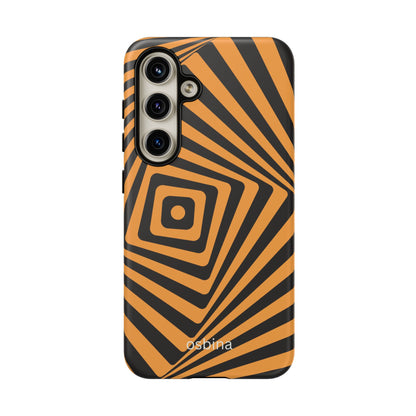 osbina | Step Into the Zone — The Orange + Black Spiral Case | The Season Collective