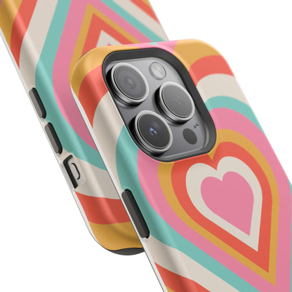 osbina | MagSafe compatible for iPhone | Heart Nouveau Phone Case | Modern Muse Collection