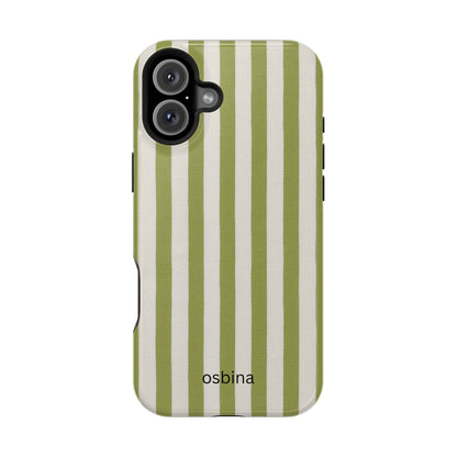 osbina | Verde Stripe, Designer Case