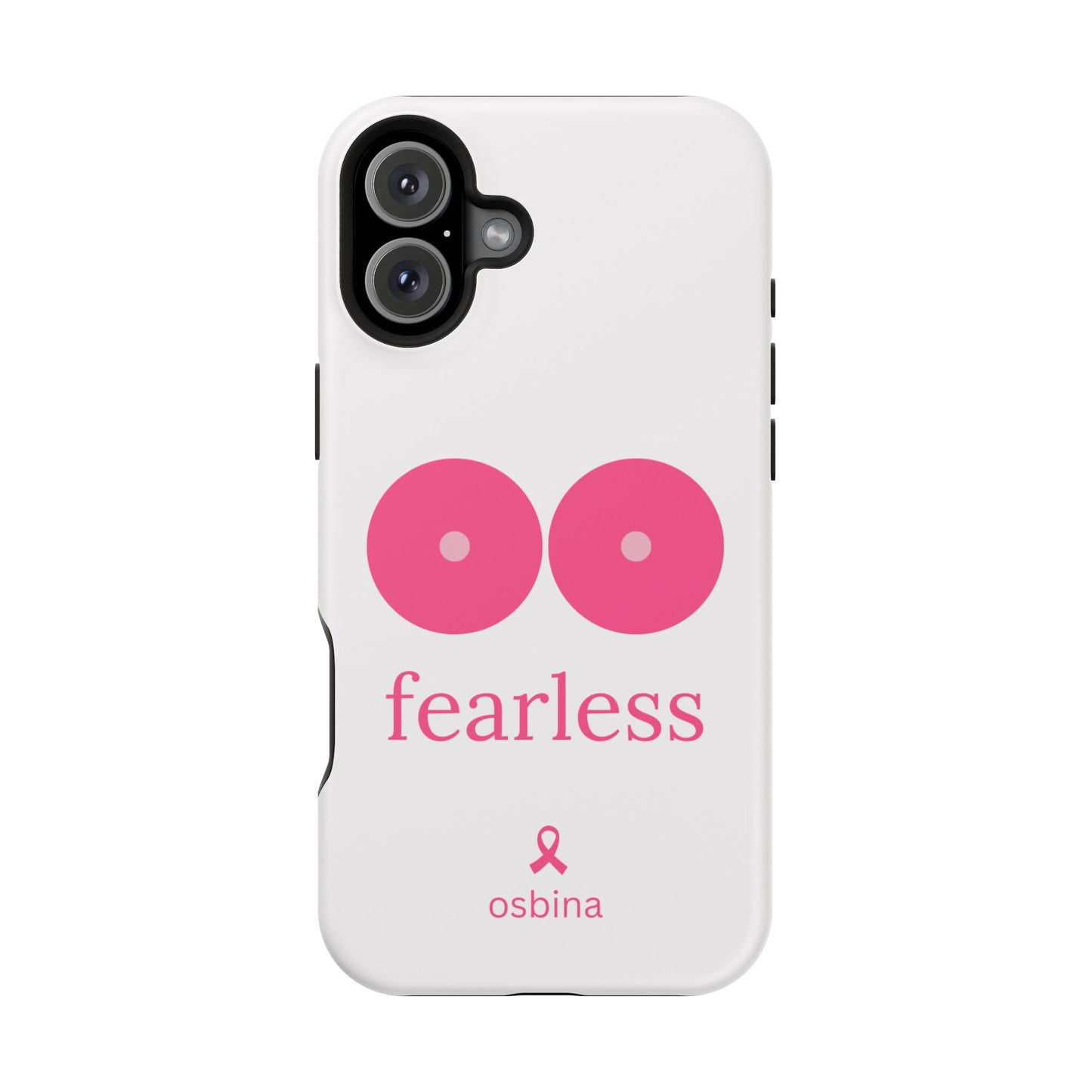 osbina |  MagSafe compatible for iPhone | Limited Edition The Fearless Tatas Case in Light Pink + Soft Pink + Hot Pink | The Pink October Collection | Inspired By