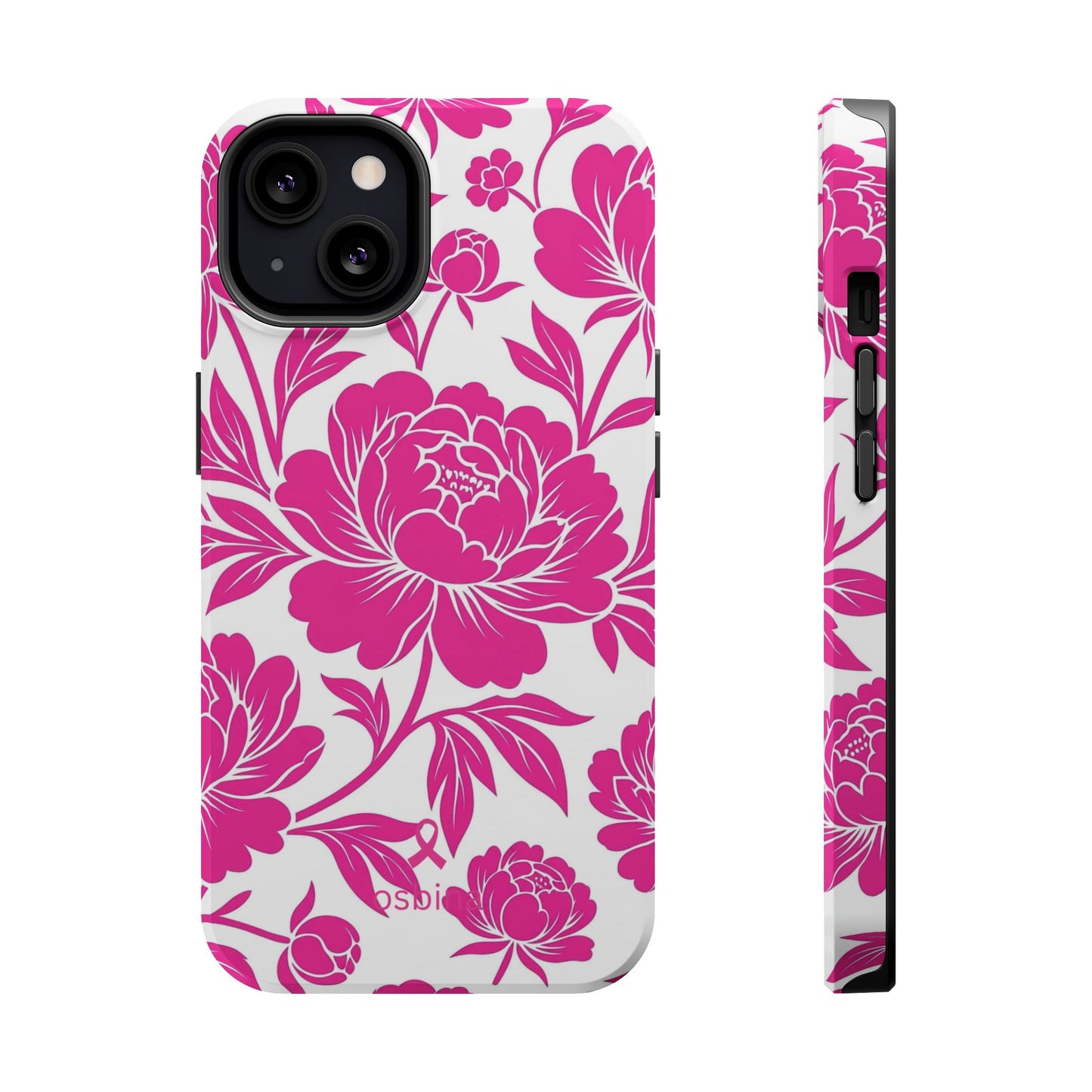 YAYOU MagSafe for iPhone | Peonies in Pink Designer Case | osbina