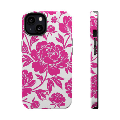 YAYOU MagSafe for iPhone | Peonies in Pink Designer Case | osbina