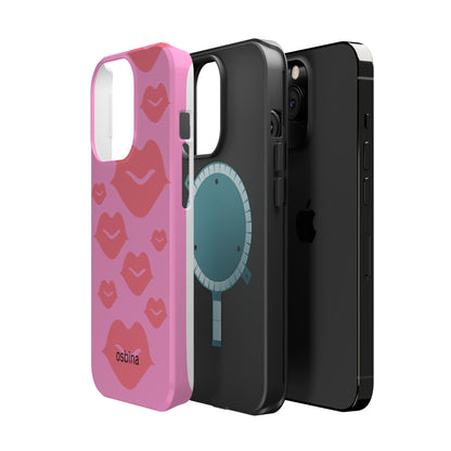 osbina | MagSafe compatible for iPhone | Besos Hot Lips Phone Case | Modern Muse Collection