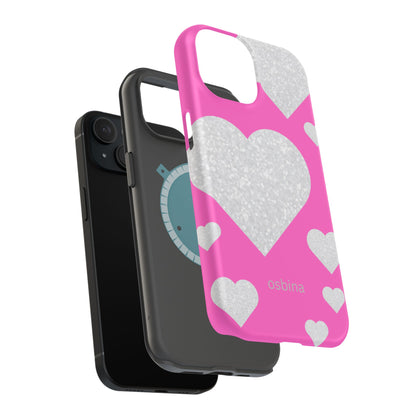 osbina | MagSafe compatible for iPhone | The Shimmering Love Case | YAYOU Collection Supporting Shine Like Sable