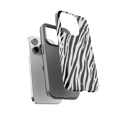 osbina | The Bengal Bold Stripe Case in White + Black | The Season Collective