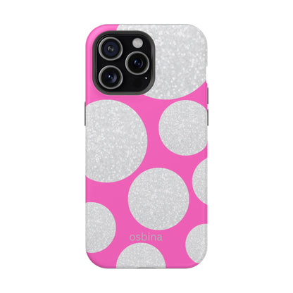 osbina | MagSafe compatible for iPhone | The Sparkling Bubbles Case | YAYOU Collection Supporting Shine Like Sable