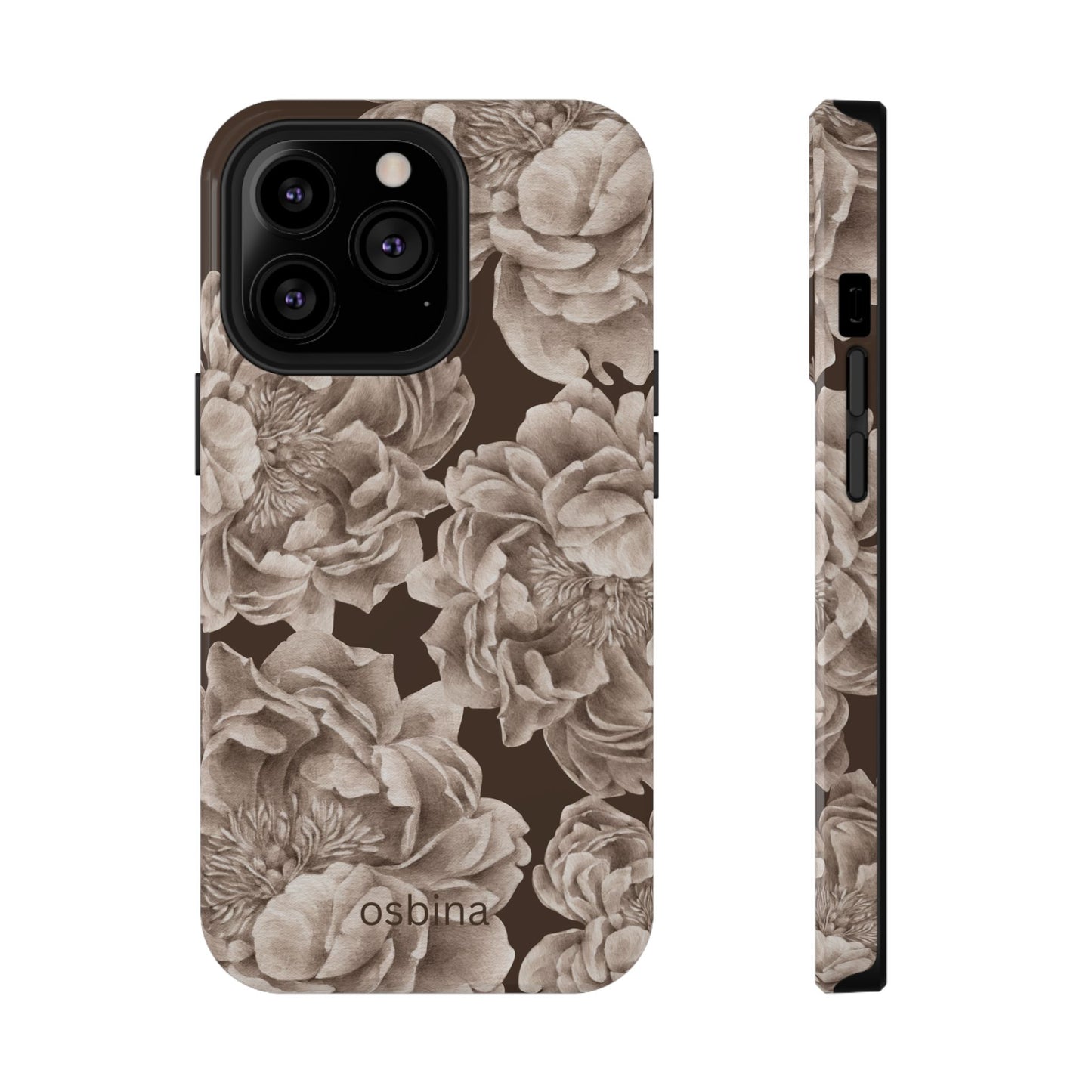 osbina | Peony Espresso Designer Case