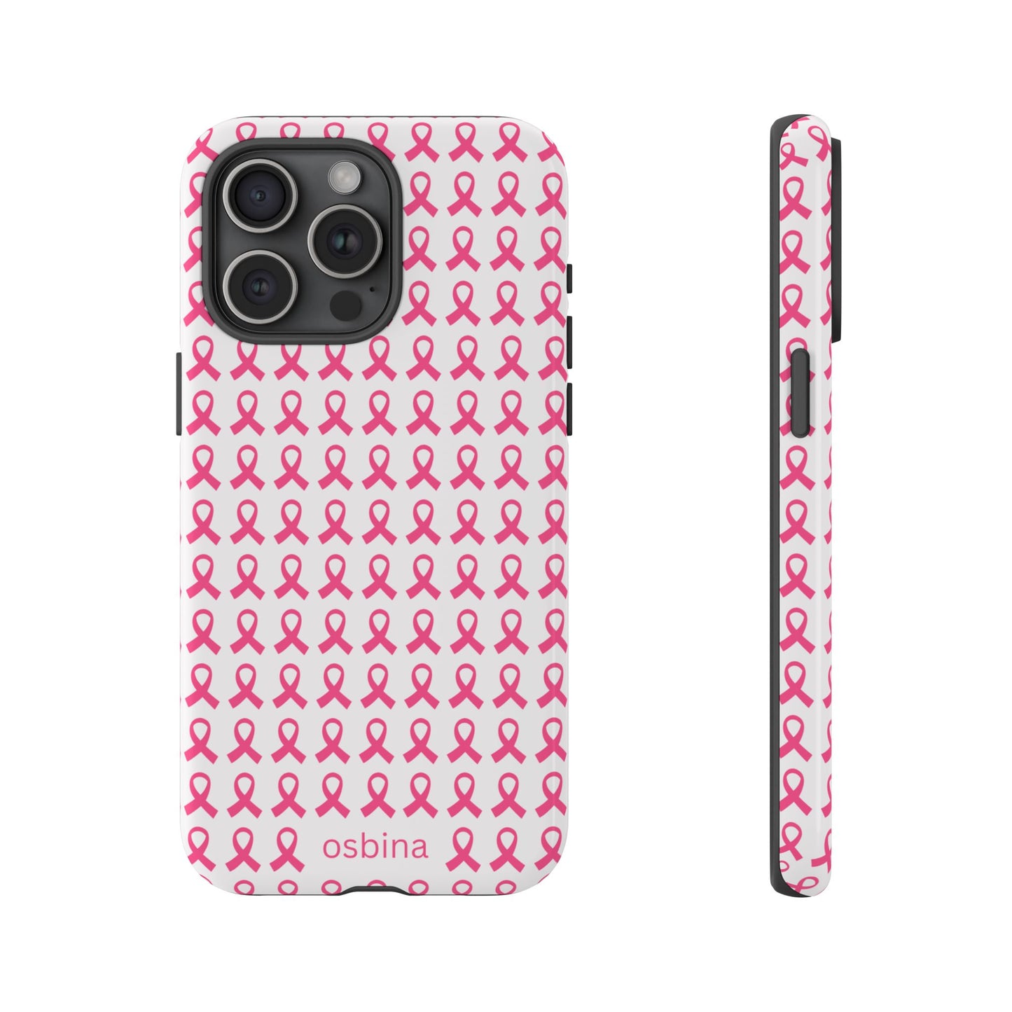 osbina | Limited Edition The Side by Side Pink Ribbon Case in Light Pink + Soft Pink + Hot Pink | The Pink October Collection | Inspired By