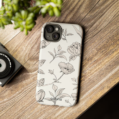 osbina | Silhouette Bloom Phone Case | Modern Muse Collection