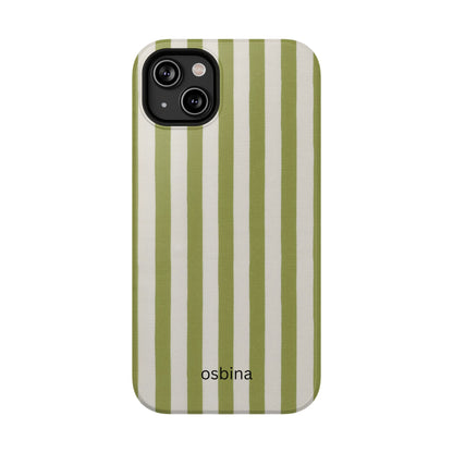 osbina | Verde Stripe, Designer Case
