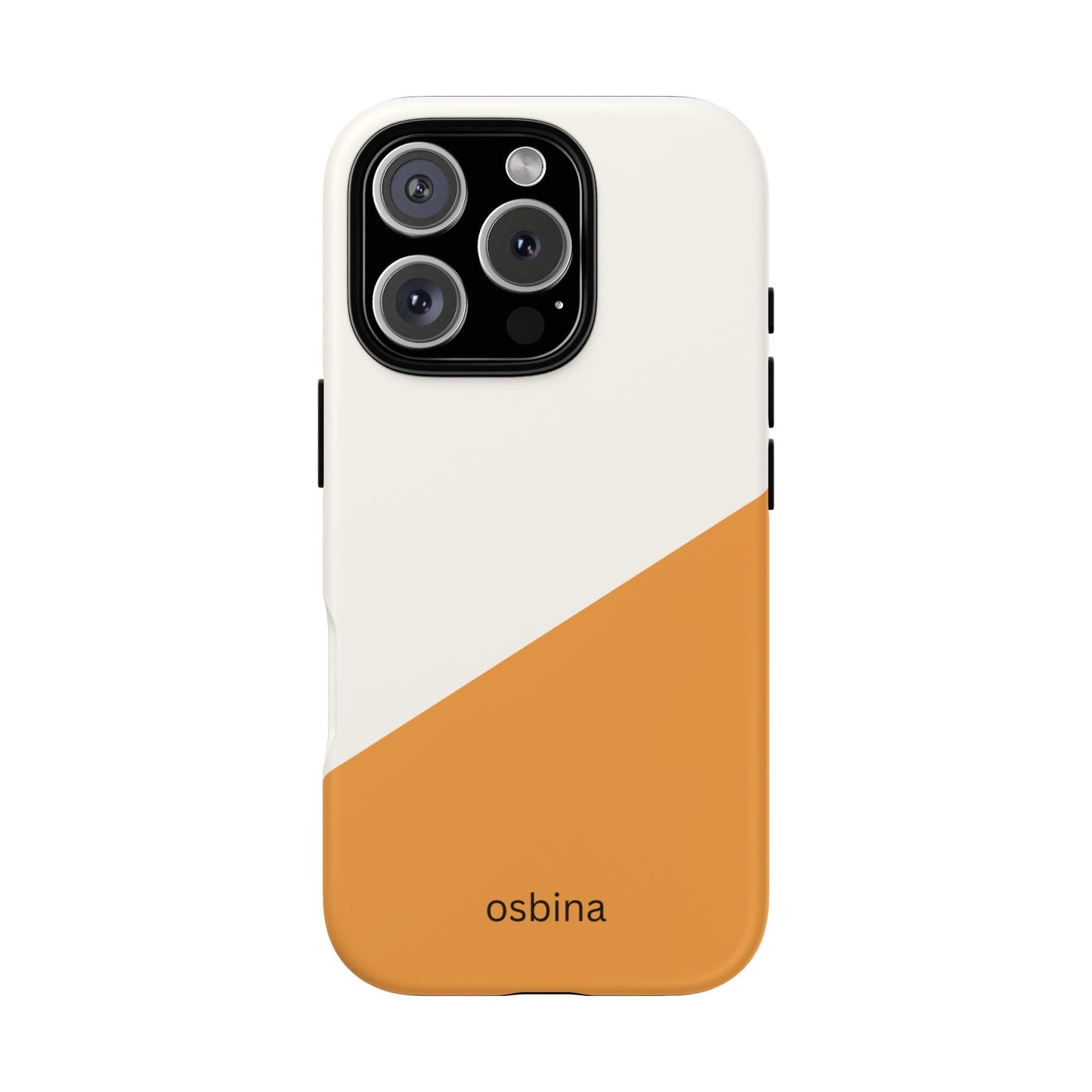 osbina | Divide & Conquer — The Orange + White Split Diagonal Case | The Season Collective